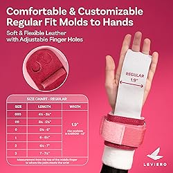 LEVIERO Gymnastics Grips Set, Grips for Gymnastics