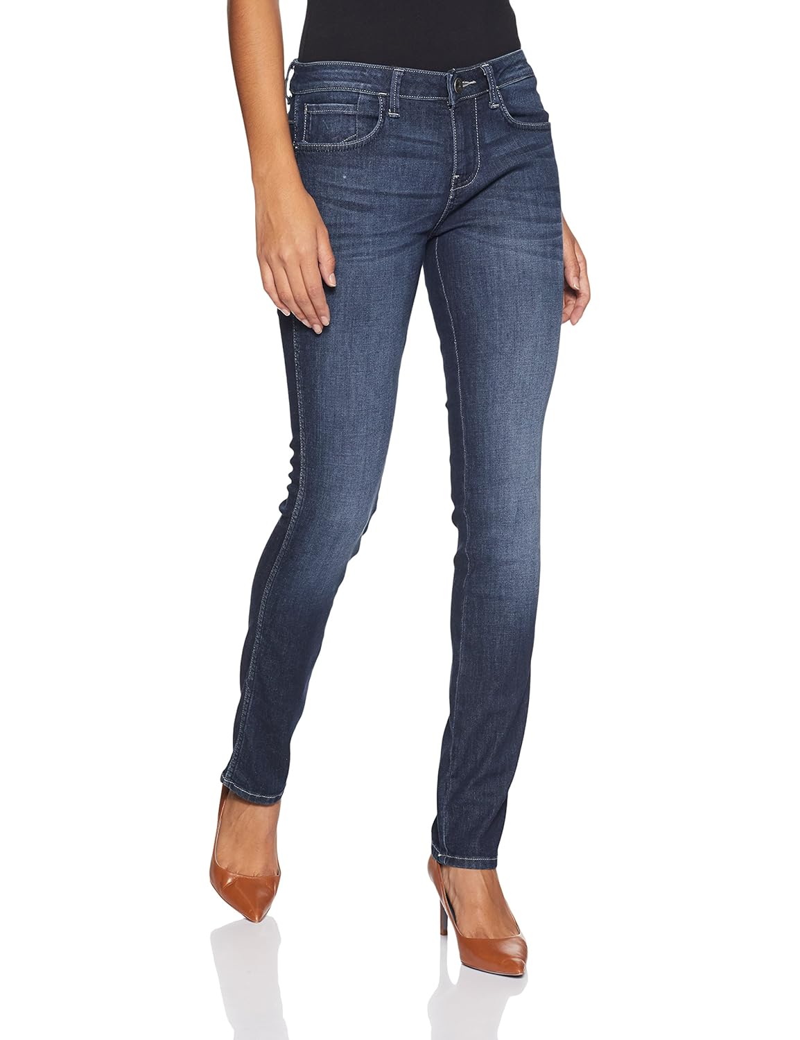 wrangler women's straight fit jeans