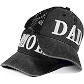 Clatnew Mom and Dad Hats for New Parents Gifts，Pregnancy Announcement Unconstructed Mesh Caps for Couples