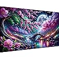 igoodom Large Diamond Art Kit for Adults, Landscape Big Diamond Painting Kit Large Size 5D Full Drill Round Diamond Painting Gem Art for Home Wall Decor Gift 27.5 X 15.7inch
