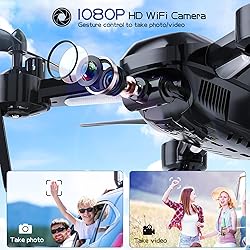 FERIETELF Drone with Camera - T6 1080P HD RC