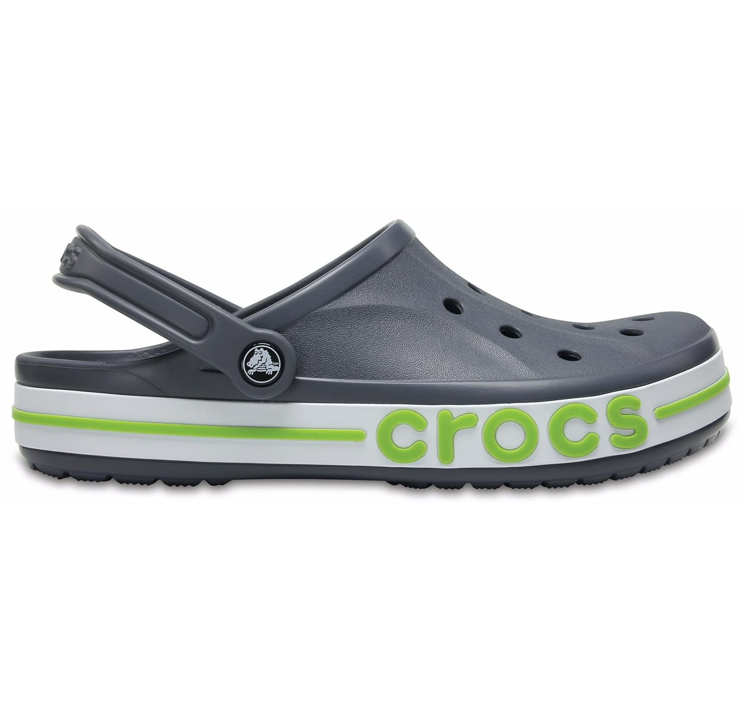 crocs unisex adult bayaband clogs grey