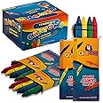 Bulk Crayons - 288 Crayons! Case Of 72 4-Packs, Premium Color Crayons for Kids and Toddlers, Non-Toxic, for Party Favors, Res