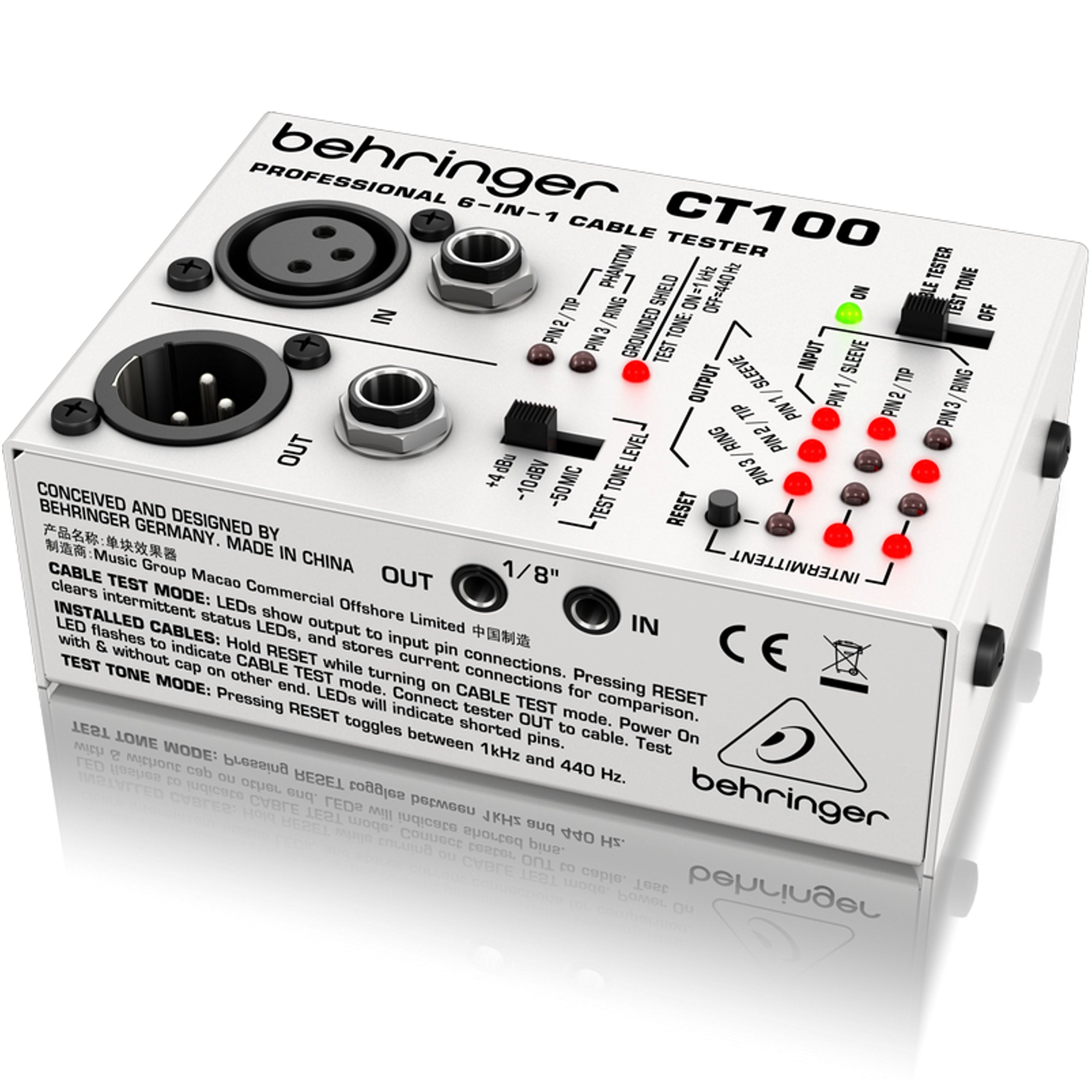 Behringer CABLE TESTER CT100 6-In-1