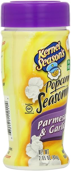 KERNEL SEASON’S POPCORN SEASONING, PARMESAN & GARLIC, 2.85 OUNCE