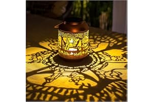 TIGGSY Frog Solar Lanterns Outdoor Waterproof,Hanging Solar Lights Frog Gifts for Women Men Metal LED Decorative Light for Yard,Patio,Lawn,Tabletop,Pathway,Landscape,Garden Decor