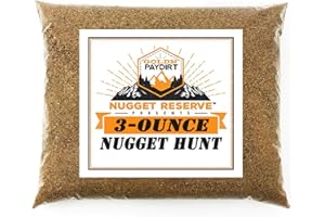 GOLDN PAYDIRT Nugget Reserve '3 Ounce Nugget Hunt' Gold Paydirt Panning Pay Dirt Bag – Gold Prospecting Concentrate