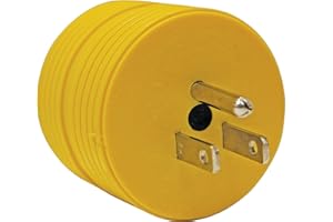 Quick Products QP-RV050 Round Adapter Plug - 15A Male to 30A Female