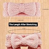 LAOJU Spa Headbands 2PCS Makeup Hair Band Bowknot Facial Wrap for Yoga Shower view 2