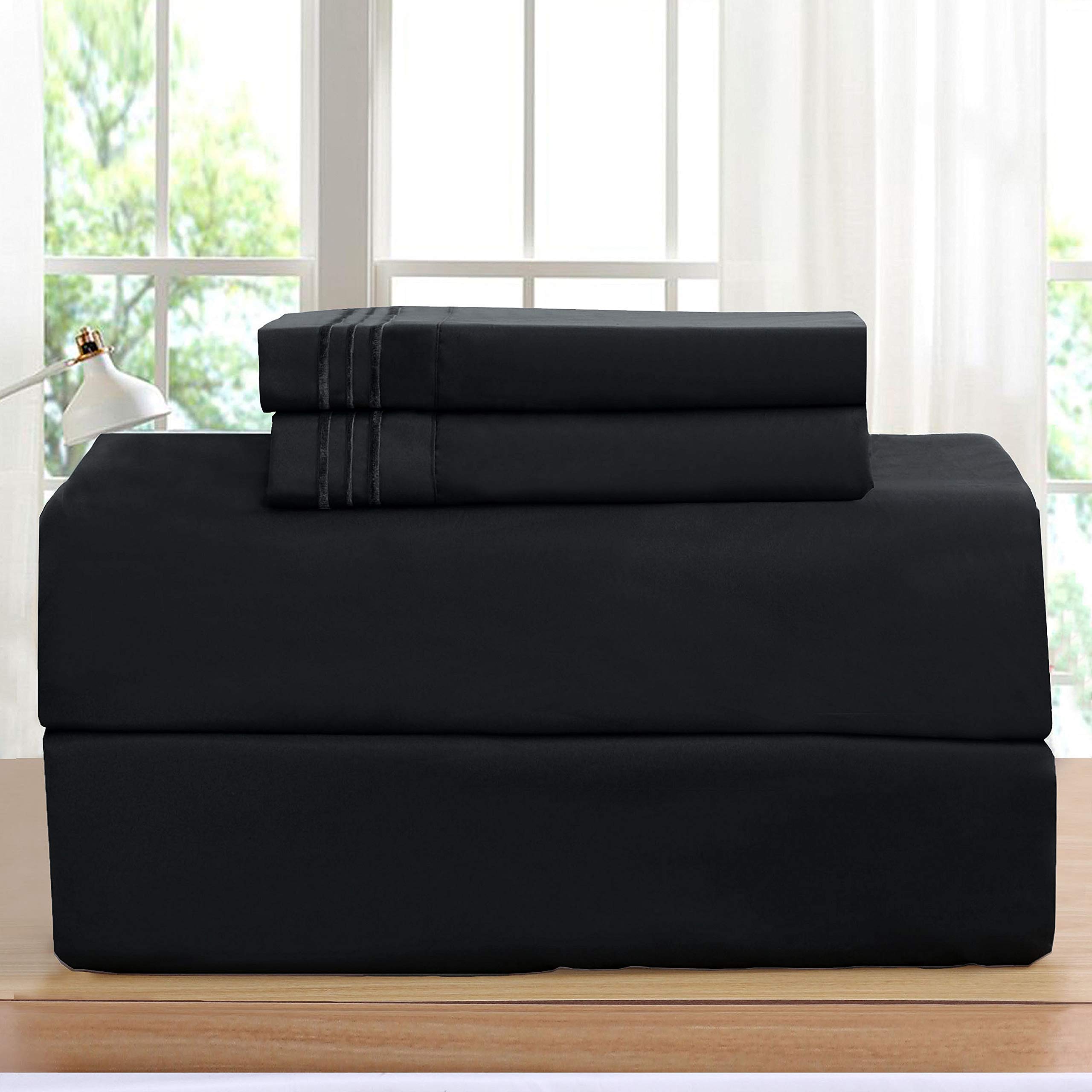 Elegant Comfort Luxurious Bed Sheets Set on Amazon