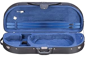 HERITAGE PRODUCTS Heritage Go! Viola Case Lightweight with Backpack Straps, Fits 15"-15.5" Violas, Foam Shell, Hygrometer & Music Pocket