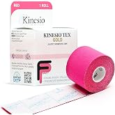 Kinesio Taping - Elastic Therapeutic Athletic Tape Tex Gold FP - Red &ndash; 2 in. x 16.4 ft