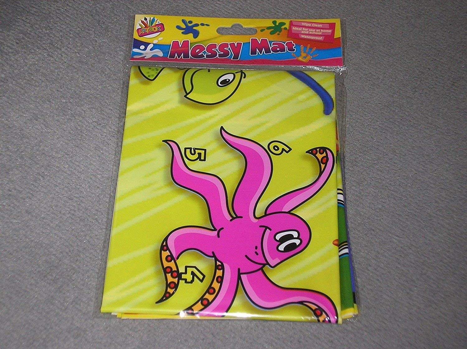 Octopus Children's, Kids, Wipe Clean Messy Mats for Boys and Girls Arts and Craft Age 3+ by ARTBOX
