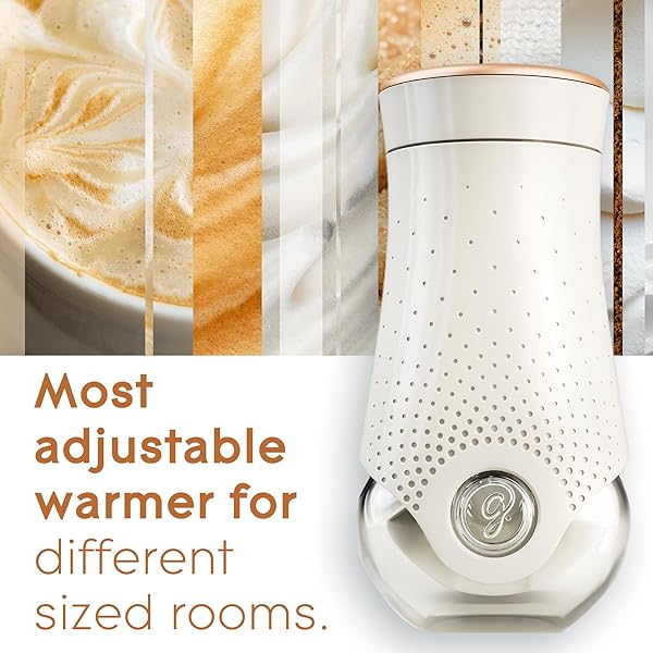 GLADE PLUGINS REFILLS AIR FRESHENER, SCENTED AND ESSENTIAL OILS FOR HOME AND BATHROOM, COZY VANILLA CAPPUCCINO, LIMITED EDITION SCENT, 3.35 FL OZ, 5 COUNT
