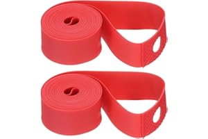 HARFINGTON 2pcs Bicycle Rim Strip 29" x 18mm PVC Bike Tire Liner Bicycle Wheel Rim Tape Inner Tube Tape Anti-Scratched Guard Cushion Pad Protector for Road MTB Mountain Bike