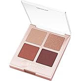 Mineral Fusion Eyeshadow Palette - Vegan Eye Makeup with Matte, Satin, and Shimmer Finishes - Natural, Lightweight Formula (Romantic Getaway)