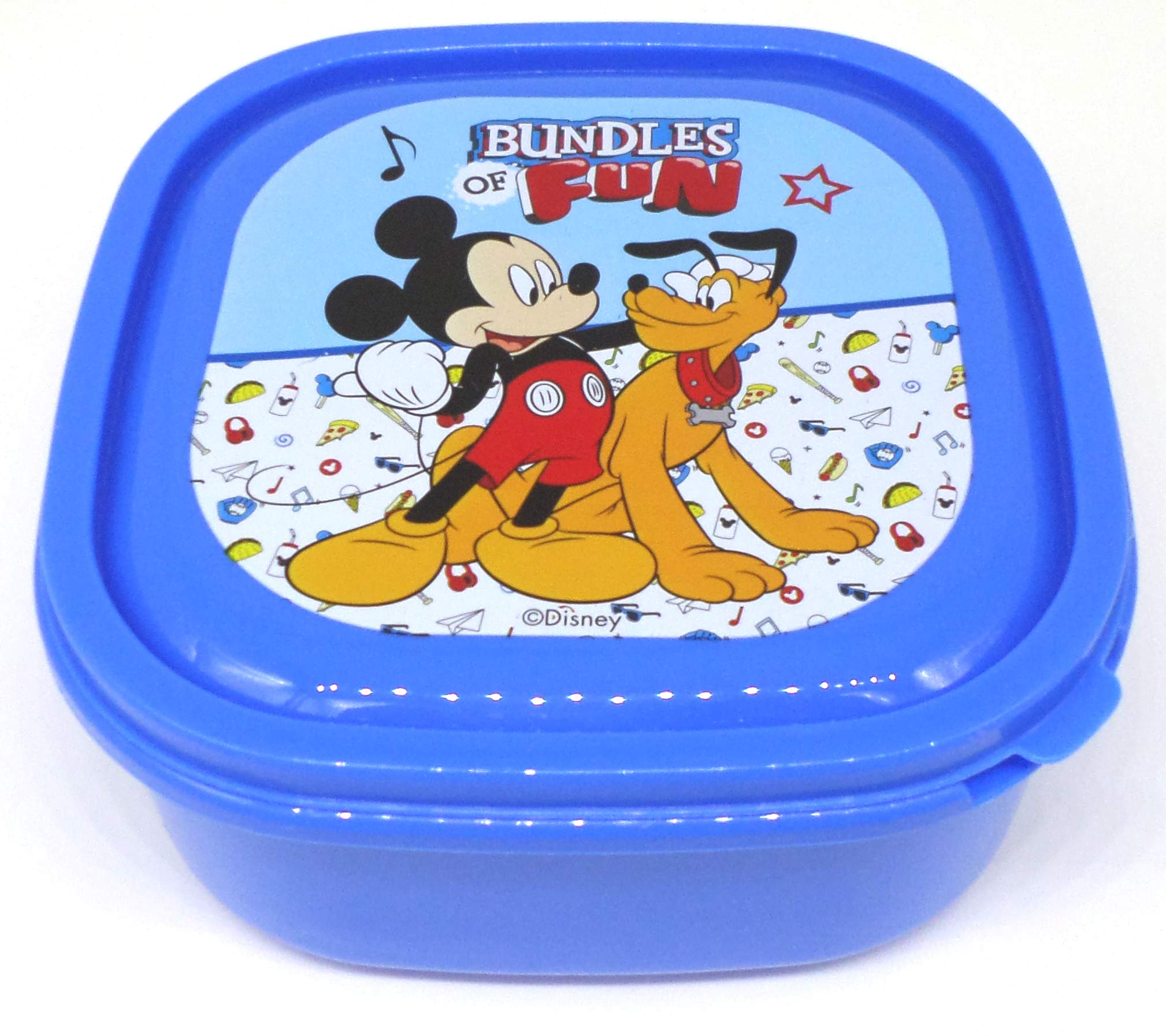 TLD Disney Mickey Mouse 13.5 x 13.5 x 6 cm PP Sandwich Box