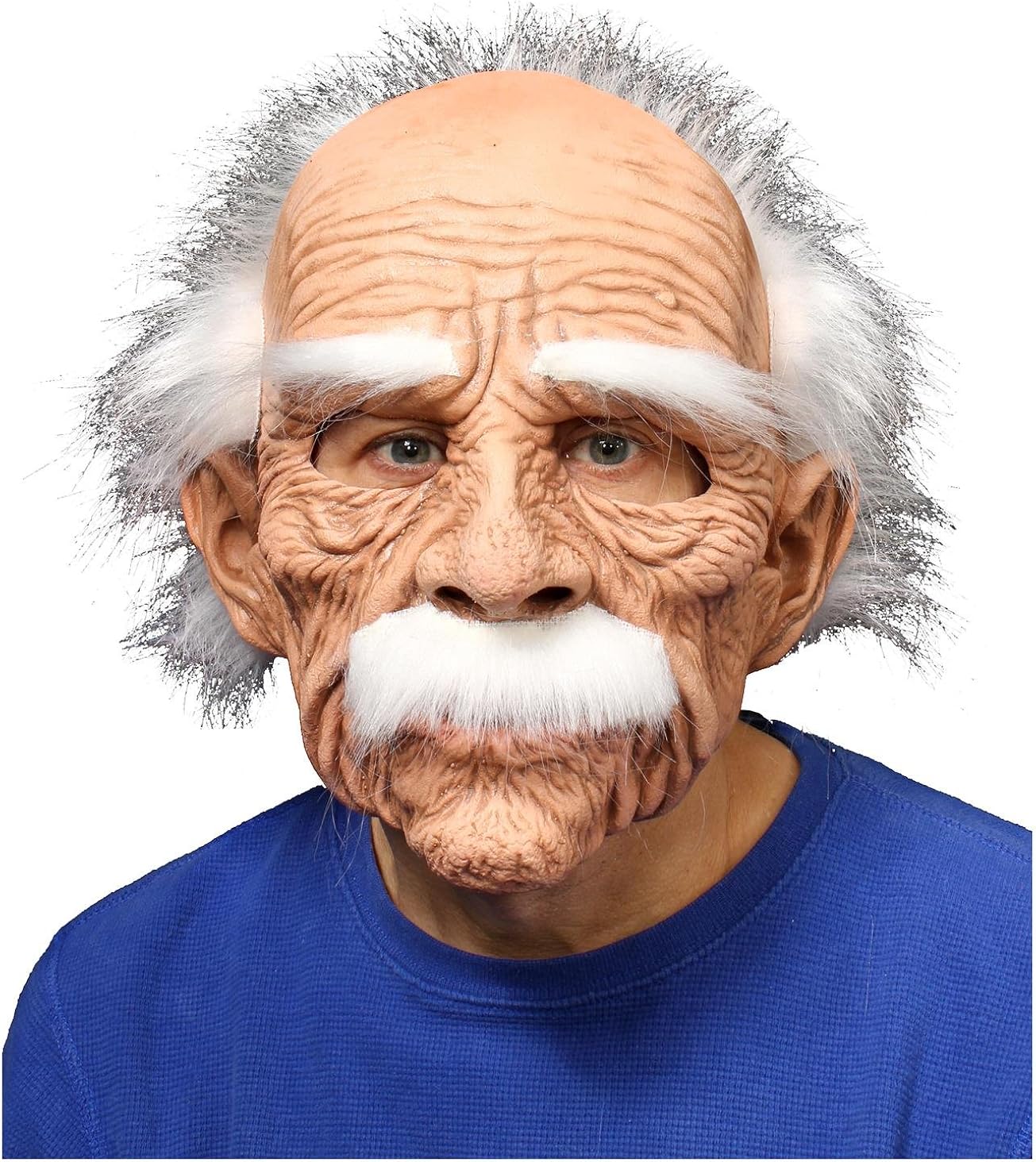 Amazon Com Zagone Grand Dad Full Mask W White Hair Eyebrows