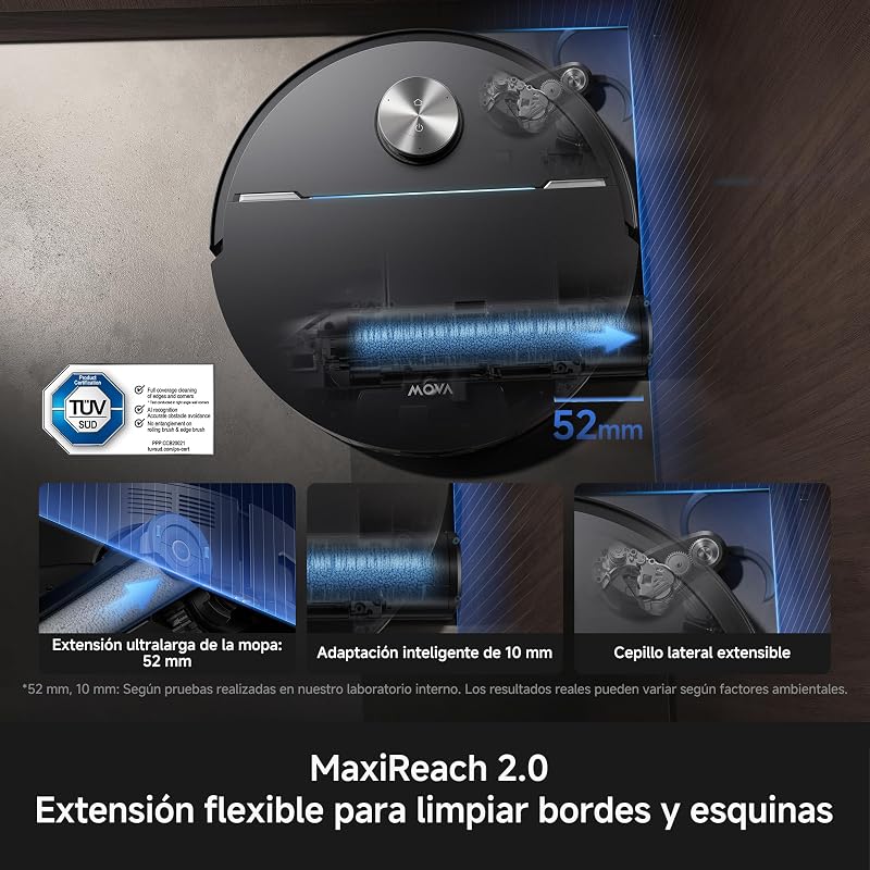 Z70 Ultra Roller Completo, Aspirador Robô, Preto