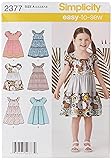 Simplicity Learn To Sew Patterned Girl's Dress