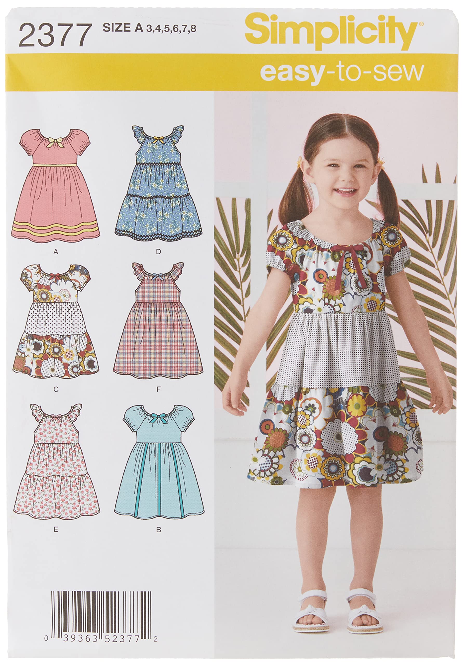 Simplicity Sewing Pattern 2377 Child’s Dresses