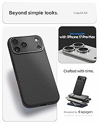 Spigen for iPhone 17 Pro Max Case, Liquid Air [TPU