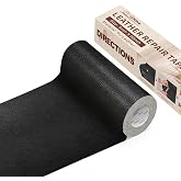 ONine Leather Repair Tape,Self Adhesive Leather Repair Patch,Leather Patches for Furniture,Sofa,Car Seats,Office Chair. Vinyl Repair Kit 3x60in (Black)