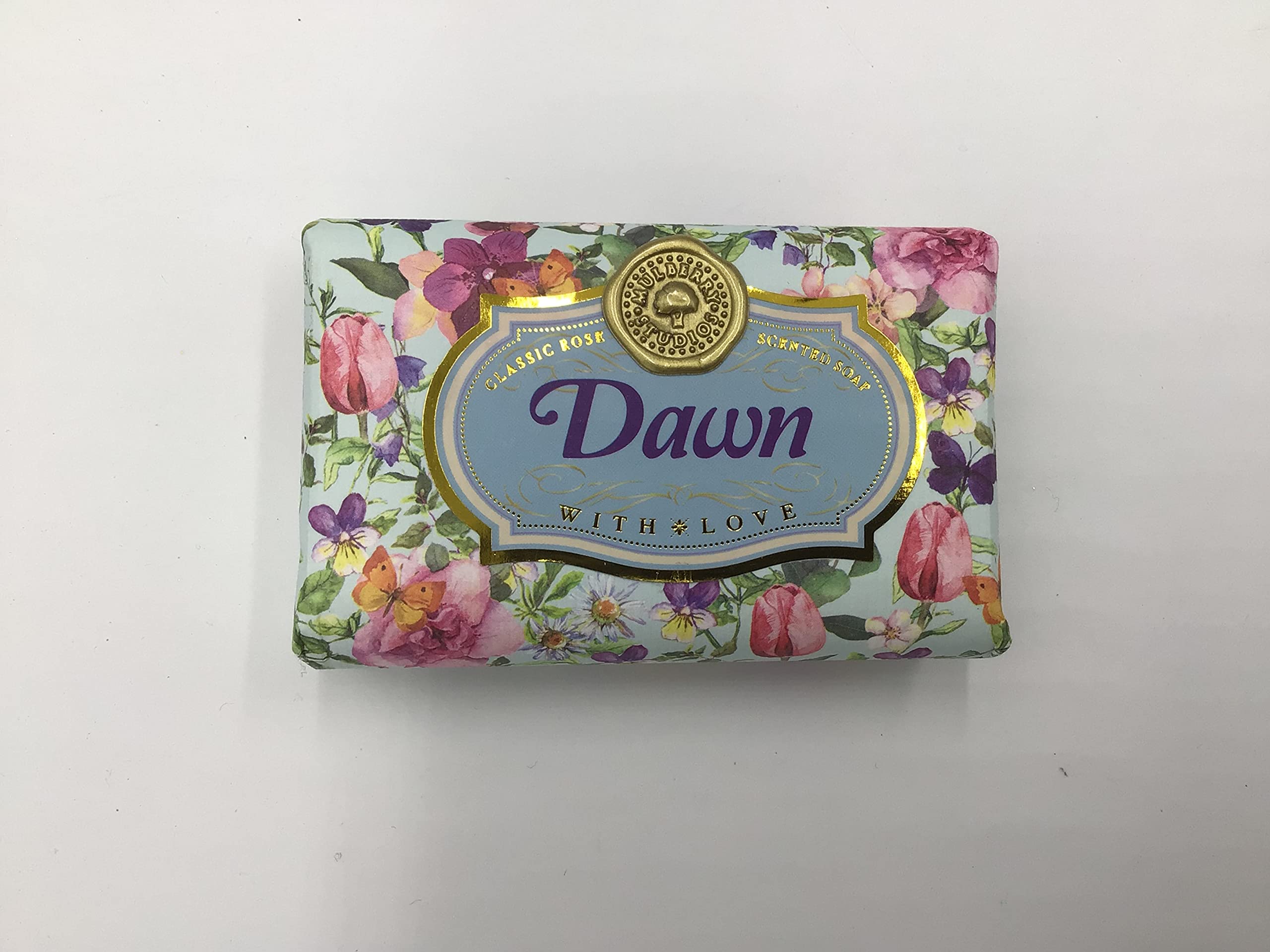 Dawn - Gift Soap Bar For Her Birthday Rose Scent Mum Grandmother Cleanser Lather Present Girl