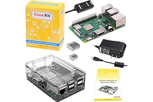 CanaKit Raspberry Pi 3 B+ (B Plus) with Premium Clear Case and 2.5A Power Supply