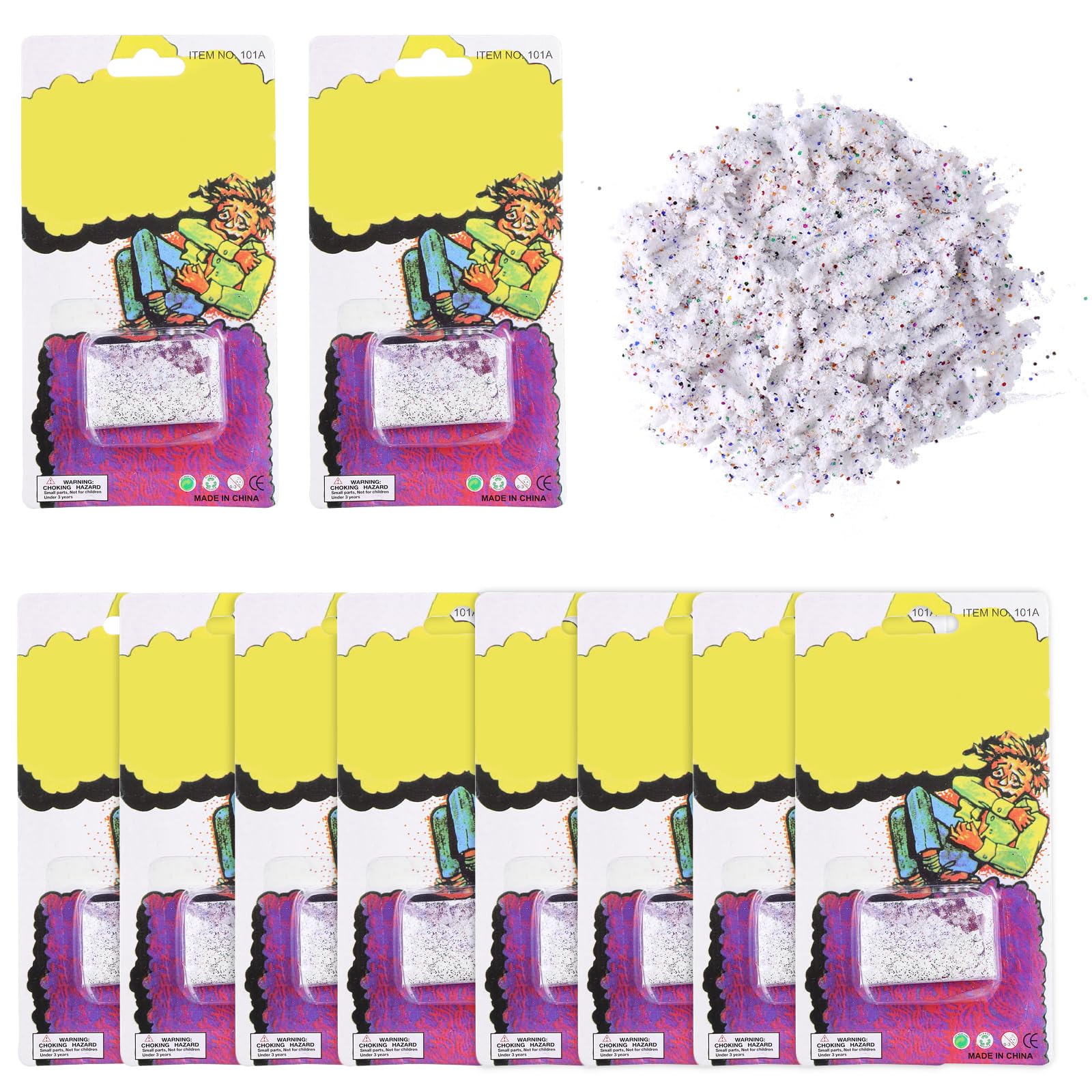 Homoyoyo 10 PCS Itching Powder, Gag Toys & Practical Jokes Itching Powder Extra Strong Prank, Trick Prop for Halloween Joke Surprise April Fools Day