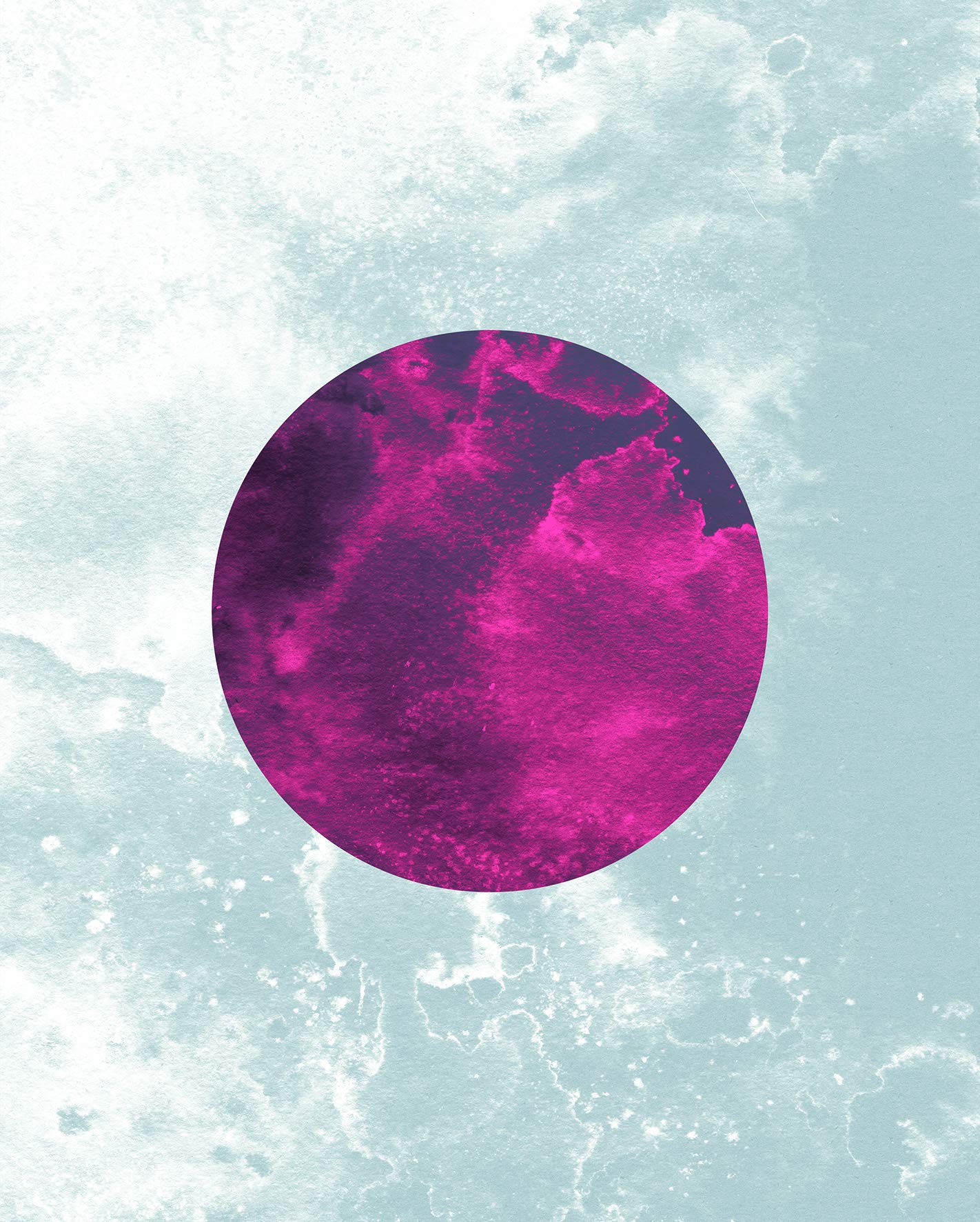 Komar Wall Painting, Polyvinyl Chloride (PVC), red, White, 40 x 50 cm