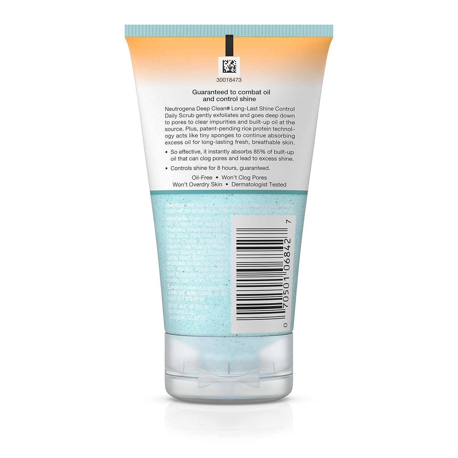 neutrogena deep clean shine control daily scrub