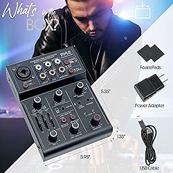 Pyle Professional Wireless DJ Audio Mixer