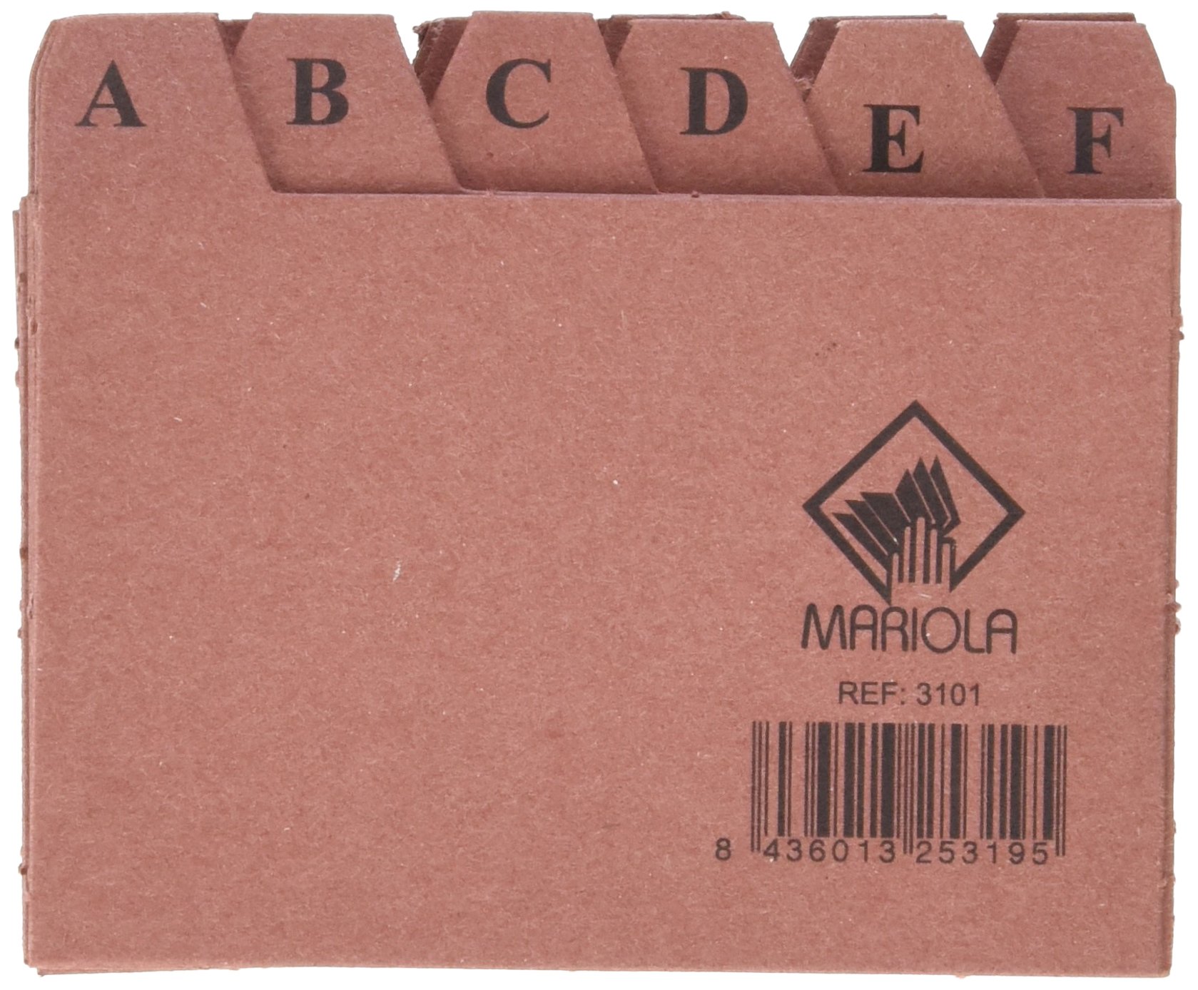 Mariola 3101 Index Dividers 24 Tabs Cardboard 65 x 95 mm