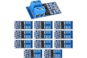 SELOKY 12PCS Dual High-Power MOSFET Trigger Switch Drive Module 0-20KHz PWM Adjustment Electronic Switch Control Board Motor Speed Controller Lamp Brightness Control, DC 5V-36V 400W, 15A (Max 30A)