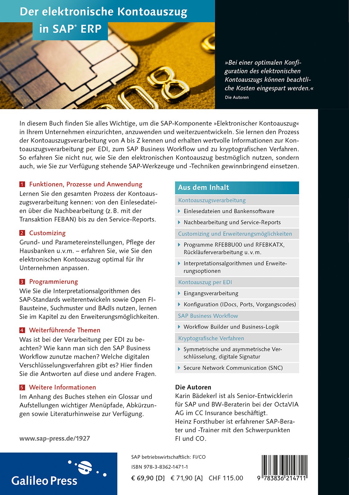 Der Elektronische Kontoauszug In Sap Erp Amazon Com Books