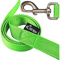 HIKISS 4FT Dog Leash, Strong and Durable Leash with Easy to Use Collar Hook,1 Inch Wide Dog Leashes for Medium and Large…