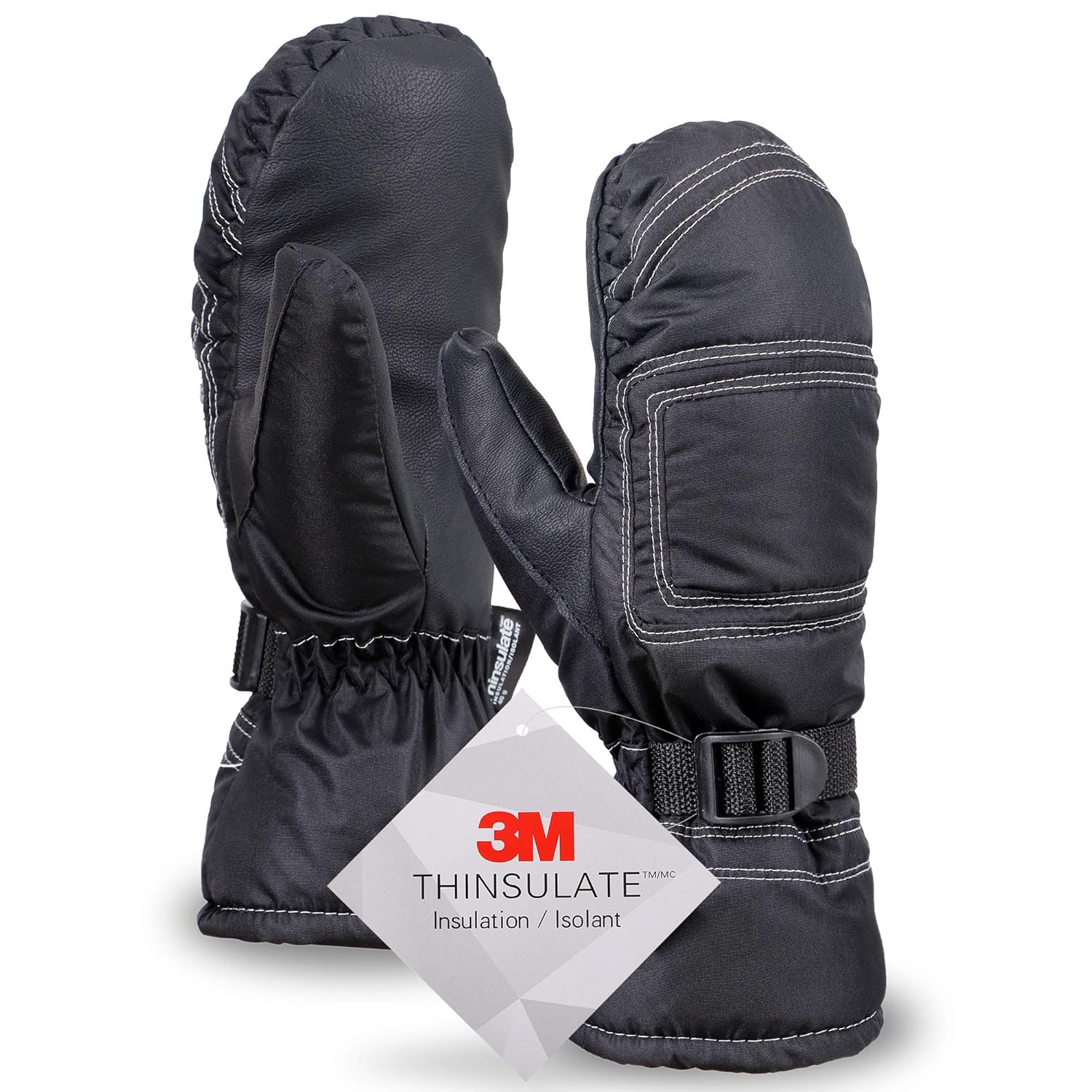 Andorra Womens Bohemian Water Resistant Thinsulate Snow Mitten Gloves