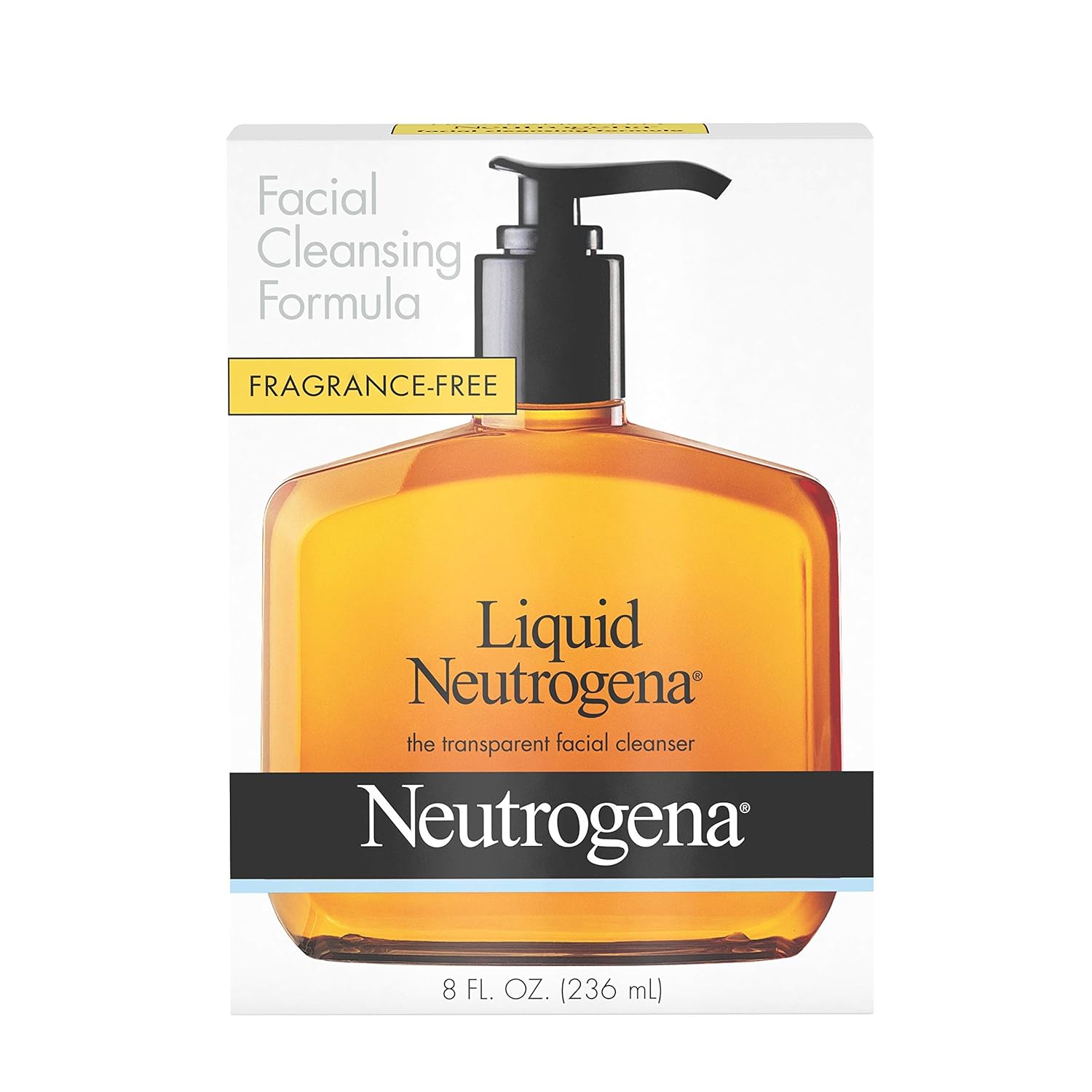 Liquid Neutrogena Fragrance-Free Gentle Facial Cleanser with Glycerin, Hypoallergenic & Oil-Free Mild Face Wash, 8 fl. oz : Facial Cleansing Products : Beauty