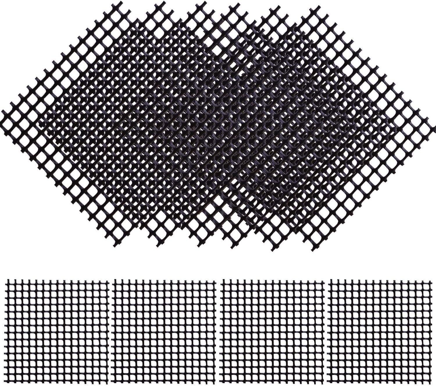Alapaste 100 Pack Flower Pot Hole Mesh Pad 5CM/2'' Square Garden's Drainage Plastic Mesh Hole Screens Grid Mat for Outdoor Potted