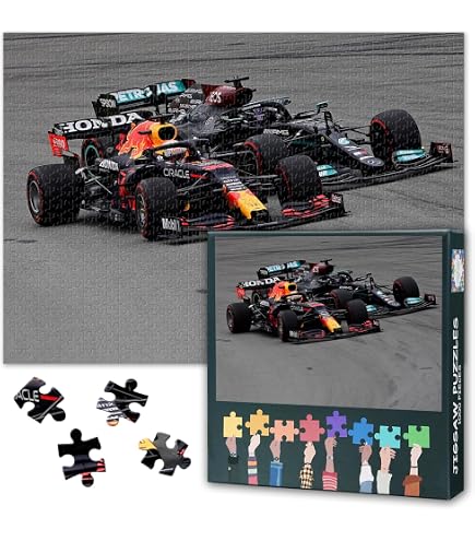 Amazon.com: GP Sport, Red Bull 2D Jigsaw Puzzle, Model F1 Top View