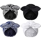 Funtery Satin Sleeping Bonnet Turban for Women Chemo Satin Bonnet Caps Soft Hair Wrap Slouch Beanie, Shower Cap, Cancer