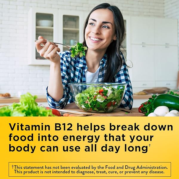 NATURE MADE VITAMIN B12 3000 MCG, EASY TO TAKE SUBLINGUAL B12 FOR ENERGY METABOLISM SUPPORT, 40 SUGAR FREE FAST DISSOLVE TABLETS, 40 DAY SUPPLY