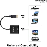 KamKorda HDMI to VGA Adapter 1080p Full HD Male to Female Gold-Plated view 4