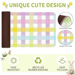 Easter Bunny Doormat Easter Rug Easter Decor