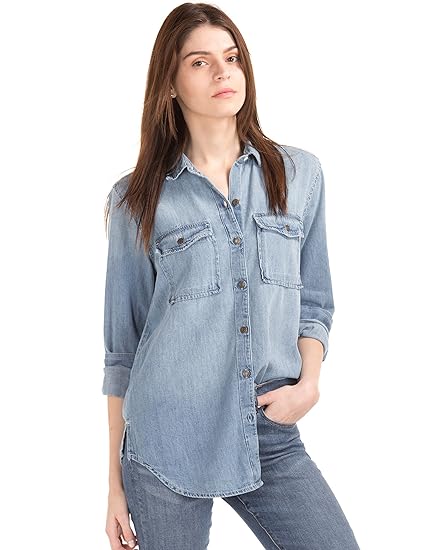 gap denim shirt womens