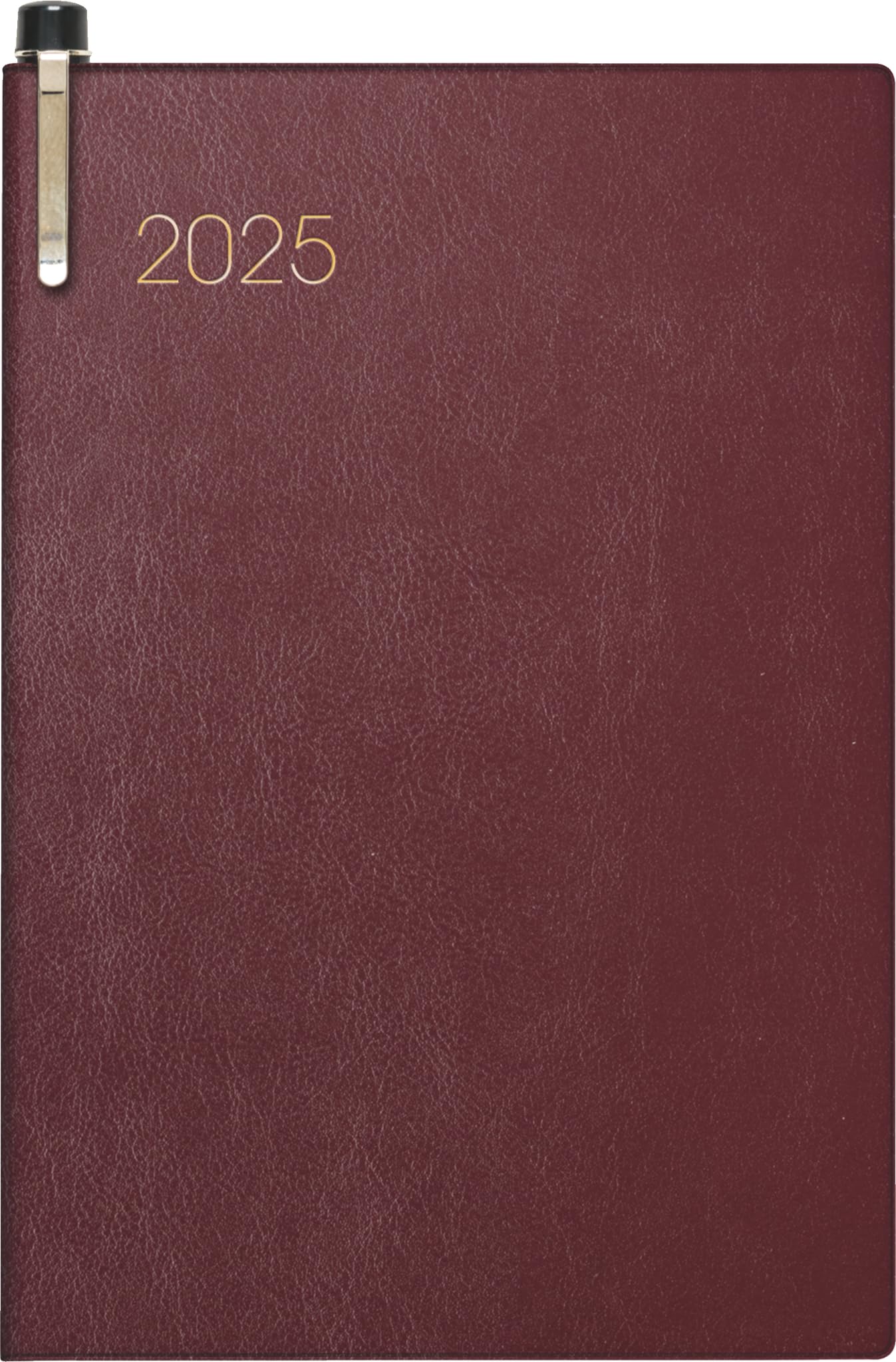BRUNNEN Pocket Diary Model 723 '25 | A7, Faux Leather, Bordeaux