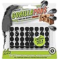Slipstick GorillaPads Premium Cabinet Door Bumpers 3/8” Round Non Slip Pads, Cabinet Stoppers, Bumpers for Drawers, Cupboards, Cutting Boards, Glass Tops, Picture Frames, Furniture, 64 Gripper Dots