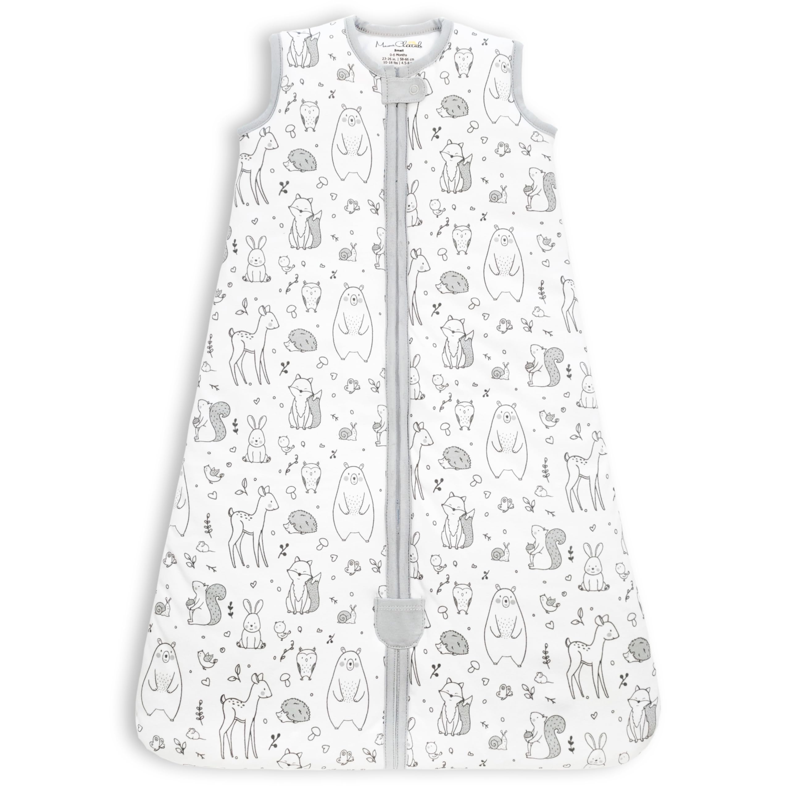 Mama Cheetah Baby Sleep Sack 2.5 TOG, Winter Baby Sleeping Bag with 2-Way Zipper, Organic Cotton Swaddle Transition Wearable Blanket for Boy Girl Infant Toddler, 18-24 Months, 1-Pack — image 1