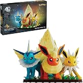 4D Build Pok&eacute;mon Eevee Evolution Trio 3D Puzzle Model Kit, Shelf Display | 612 Premium EPS Foam Pieces, No Glue Or Tools Required, Build &amp; Display Collectible Hobby Kit Gift For Fans Ages 12+